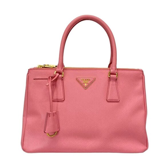 PRADA - Pink Leather Handbag - Picture 1 of 16